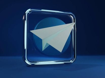 Logo de Telegram coin cristal