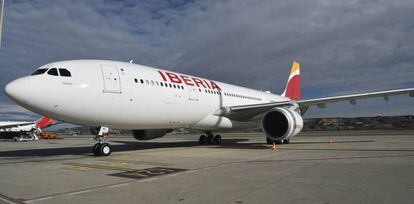 Uno de los A330 de Iberia.