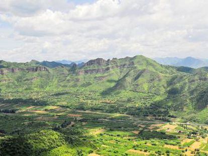 El valle donde est&aacute; previsto que se asiente el gigantesco complejo.