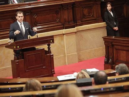 Albert Rivera, presidente de Ciutadans.