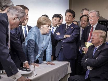 Los líderes del G-7 en la cumbre del pasado 9 de junio en Canadá.