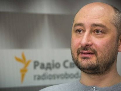 El periodista y escritor ruso Arkadi Babchenko, en una imagen de archivo.