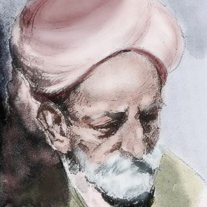 El filósofo Ibn Arabí, en un grabado del siglo XIX.