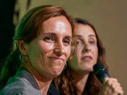 Mónica García y Rita Maestre, de Más Madrid.