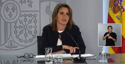 Teresa Ribera, vicepresidenta para la Transición Ecológica.
