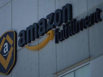 Un centro de almacenamiento y despacho de Amazon en M&eacute;xico. 