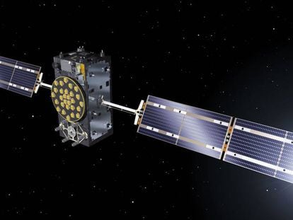 Uno de los satélites de Galileo.