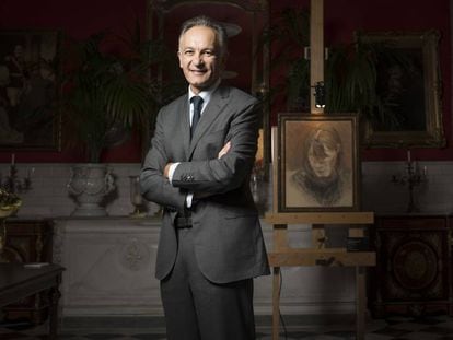 Guillaume Cerutti, consejero delegado de Christie’s, en Madrid el pasado septiembre.