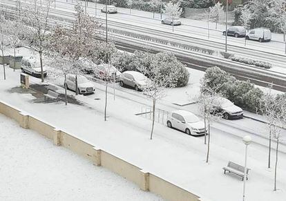 Valladolid, con -4 grados y cencellada el pasado 12 de enero.