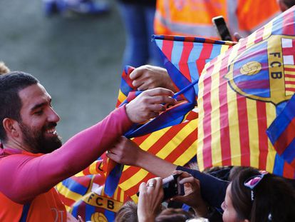 El jugador Arda Turan.