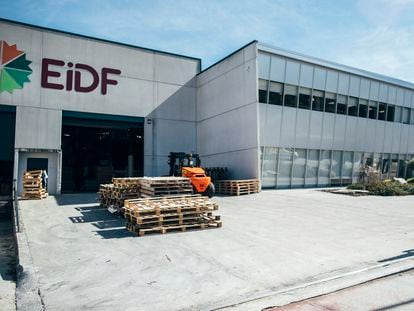 Eidf, empresa de paneles solares ubicada en Barro (Pontevedra).