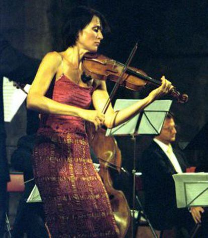 La violinista rusa Viktoria Mullova, una de las intérpretes del Festival Internacional de Música de Bogotá.