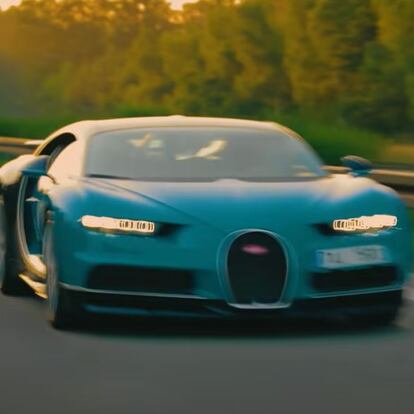 El Bugatti Chiron que circuló en Alemania a 417 km/h