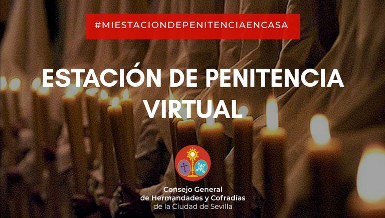 Anuncio de una de las actividades propuestas para vivir la Semana Santa por Internet.