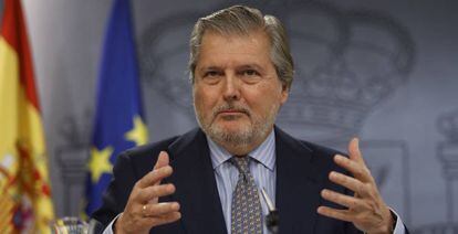El ministro de Cultura y portavoz del Gobierno, Íñigo Méndez de Vigo, este viernes.