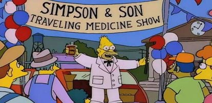 Imagen de la serie animada The Simpsons.