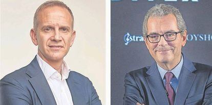 Carlos Crespo, consejero delegado de Inditex a partir de julio, y Pablo Isla, presidente ejecutivo del grupo textil.