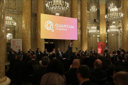 Presentació de The Quantum Flagship aquest dilluns a Viena.