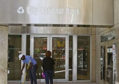 Sucursal del City National Bank of Florida en Miami.