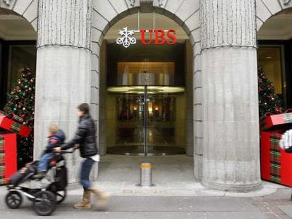 Sede del banco UBS en Zurich.