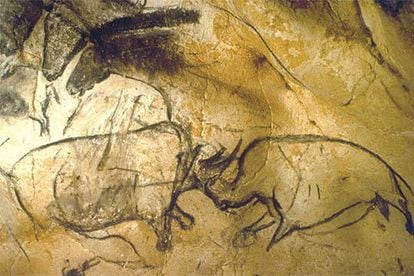 Pinturas rupestres de la cueva de Chauvet (Francia).