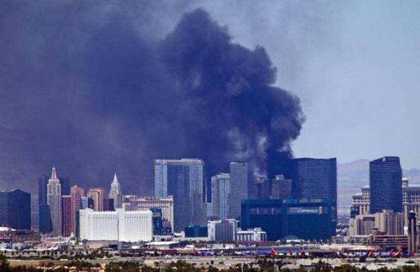 Incendio Las Vegas Al menos dos heridos en el incendio de un