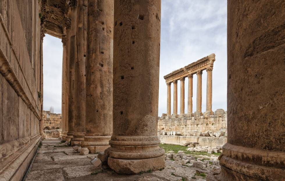 Las ruinas de Baalbek, en Líbano.