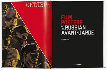 Interior del libro 'Film Posters of the Russian Avant-Garde', de Taschen.