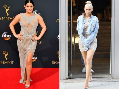 Así combinaron Ariel Winter y Kylie Jenner el vestido de la discordia.