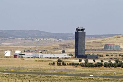 Vista del aeropuerto de Ciudad Real. 