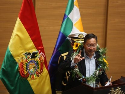 El presidente de Bolivia, Luis Arce, el pasado 6 de febrero.