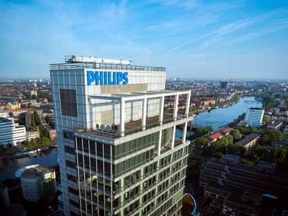 Phillips Electronics Headquarters in Amsterdam, the Netherlands.