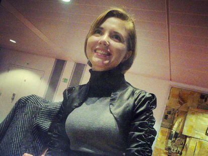 Yelyzaveta Schepetylnykova, representante del Euromaid&aacute;n, en una imagen del perfil de Instagram de la Euroc&aacute;mara.