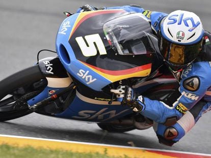 Fenati en e&ntilde; GP de Alemania. 
 