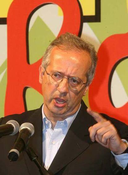 Walter Veltroni, durante un mitin en la capital italiana en 2006.