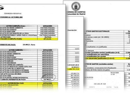 Varios de los nuevos documentos de Bárcenas a los que ha accedido EL PAÍS.