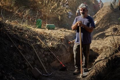 José María Martin Civantos, arqueólogo director del proyecto de recuperación de la antigua acequia de Aynadamar, en Granada. 
