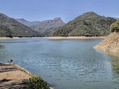 El pantano de Susqueda, en la provincia de Girona.