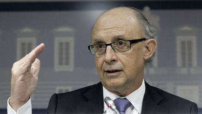 El ministro de Hacienda, Cristóbal Montoro.