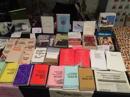 Expositor en la Feria de Libros Bala en bilbao en 2016.