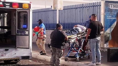El candidato Abel Murrieta Gutiérrez fue trasladado a un hospital, luego de sufrir el atentado.