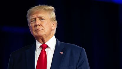 El expresidente Donald Trump, durante la Conferencia de Acción Política Conservadora, el 6 de agosto, en Dallas, Texas.