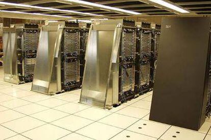 Detalle del supercomputador Blue Gene/L del Livermore National Laboratory (EE UU).