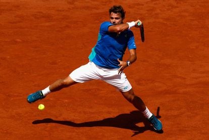 El tenista suizo Stan Wawrinka of Switzerland, en un momento del partido.