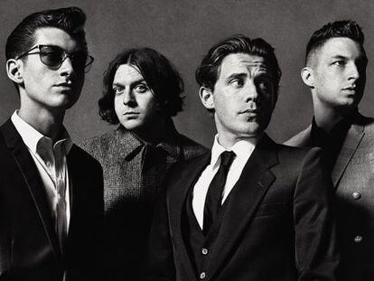 Arctic Monkeys: de izquierda a derecha, Alex Turner, Nick O'Malley, Jamie Cook y Matt Helders.