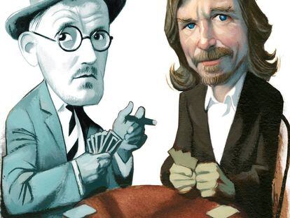 James Joyce y Karl Ove Knausgård, vistos por Fernando Vicente.