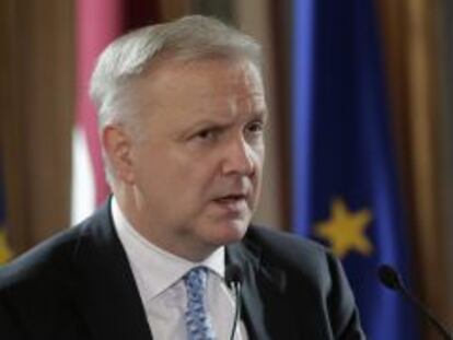 El comisario europeo de Asuntos Econ&oacute;micos, Olli Rehn.