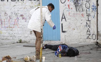 Un hombre asesinado en Ciudad de México.