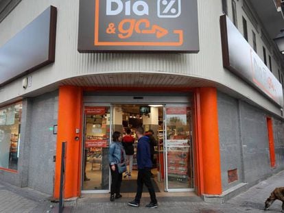 Tienda de la cadena Dia en Madrid. 