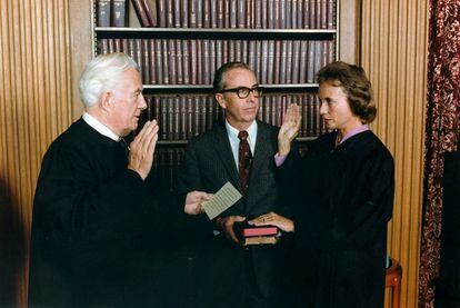 Sandra Day O'Connor, first woman on the Supreme Court